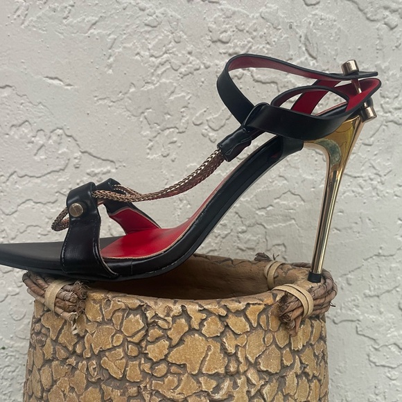 Pleaser RED insoles Haute couture heels size 7 TEENSTREETS - Picture 9 of 16